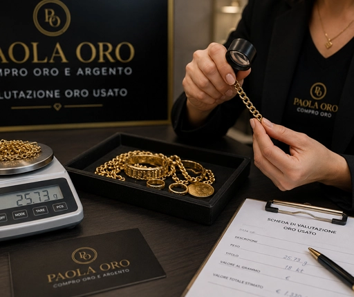 Valutazione oro usato Paola Oro Roma